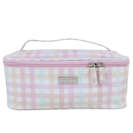 Wicked Sista Pastel Gingham Medium Beauty Case