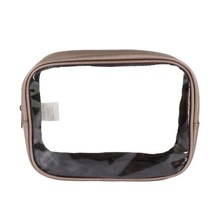 Wicked Sista Bronze Premium Clear Cosmetic Bag