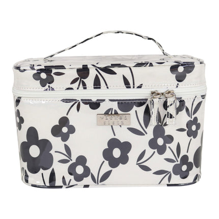 Wicked Sista Monochrome Floral Small Beauty Case
