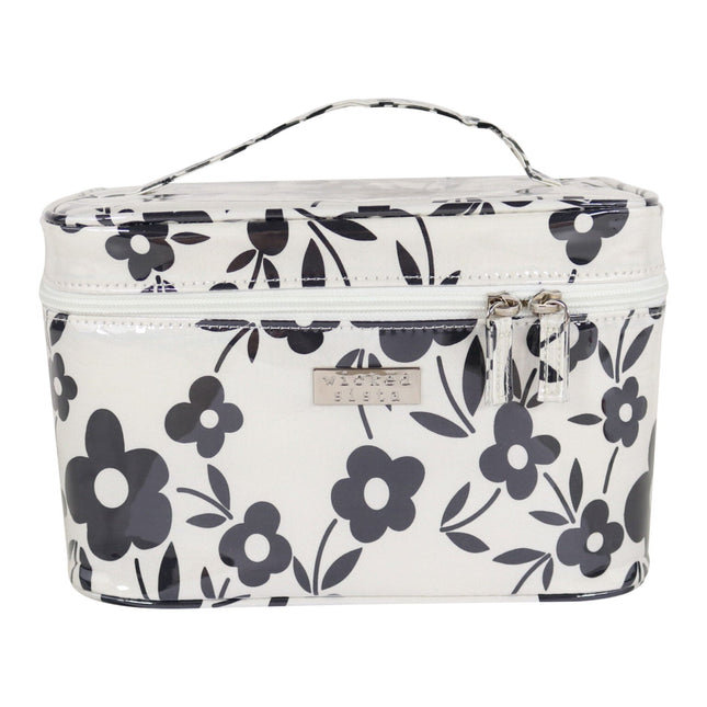 Wicked Sista Monochrome Floral Small Beauty Case