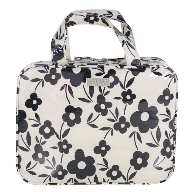 Wicked Sista Monochrome Floral Large Hold All Cosmetic Bag