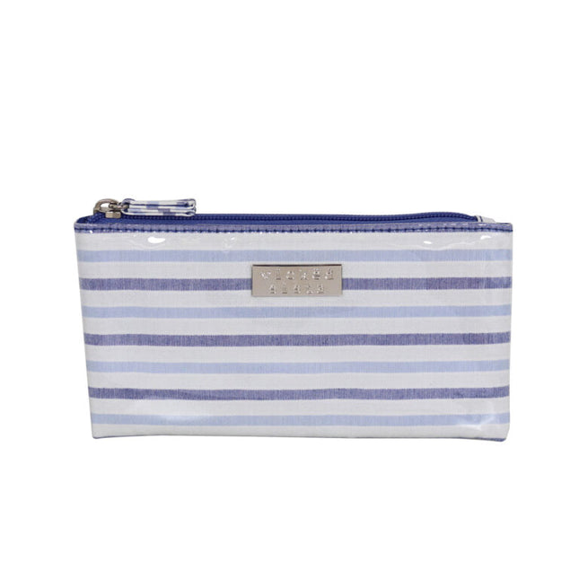 Wicked Sista Collection Serenity Stripe Small Flat Purse