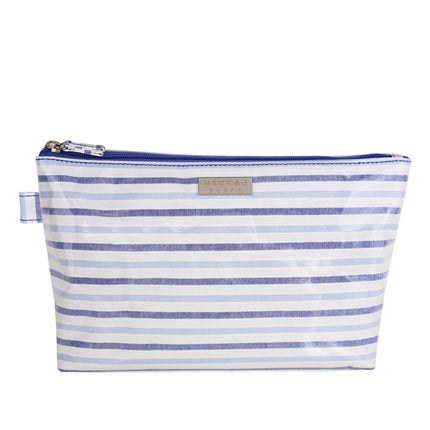 Wicked Sista Serenity Stripe Luxe Large Cosmetic Bag