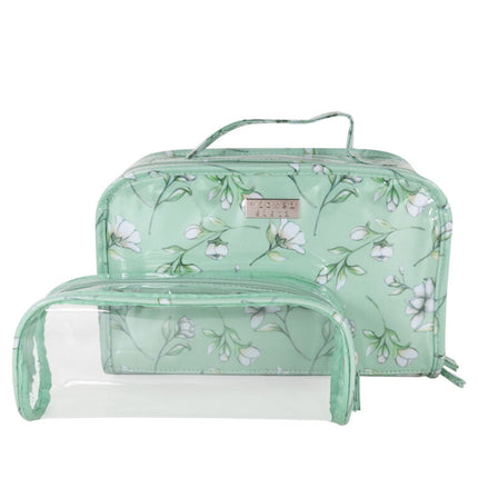 Wicked Sista Madeline 2 in 1 Cosmetic Bag Set for Travel and Makeup Organisation
