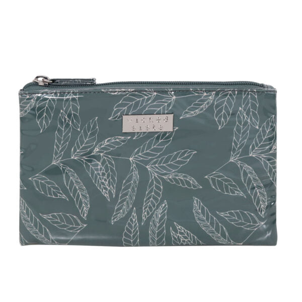 Wicked Sista Leaf Lines Large Flat Purse