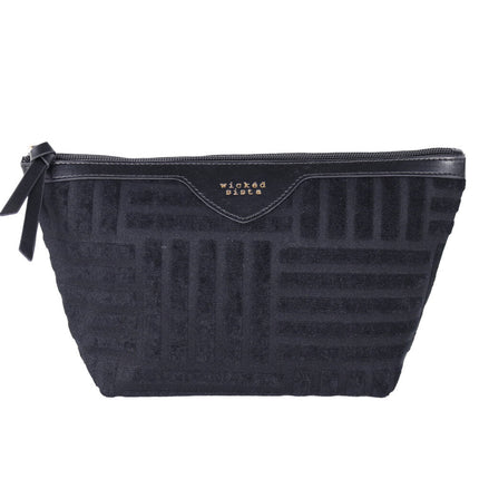 Wicked Sista Terry Tile Small Pouch Black