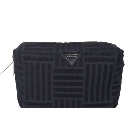 Wicked Sista Terry Tile Duffle Cosmetic Bag Black