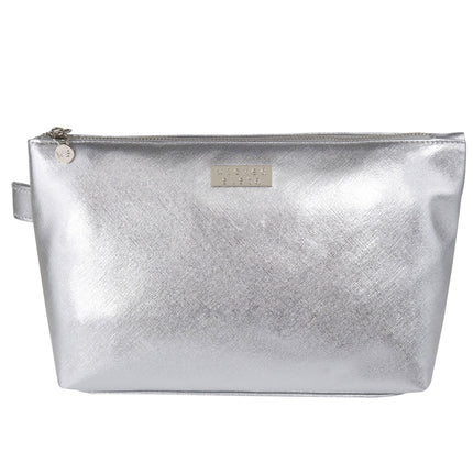Wicked Sista Premium Silver Luxe Large Cosmetic Bag