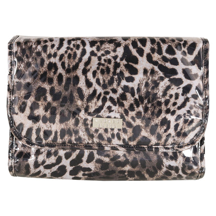 Wicked Sista Classic Leopard Medium Soft A Line Cosmetic Bag