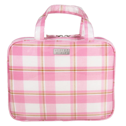 Wicked Sista Modern Check Large Hold All Cosmetic Bag
