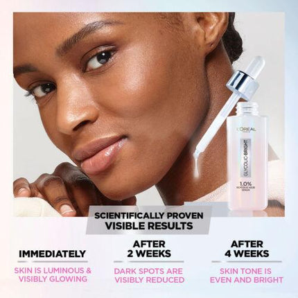 Loreal Revitalift Glycolic Bright Face Serum 30Ml - OhYouLuckyDuck.com.au