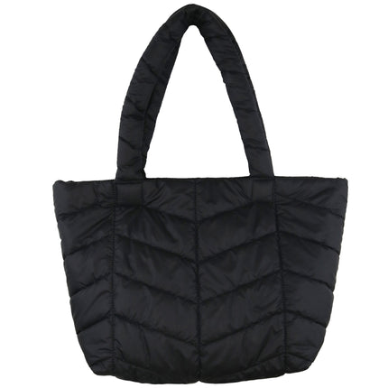 Wicked Sista Quilted Tote Bag Black