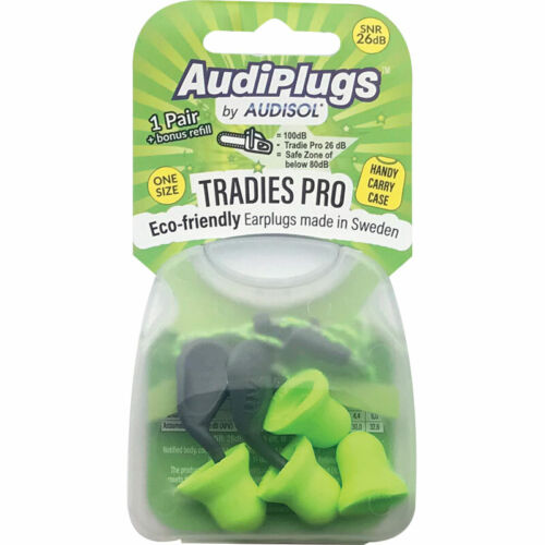 Audiplugs Tradies Pro 1 Pair - OhYouLuckyDuck.com.au