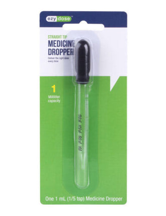 Ezy Dose Kids® Straight-Tip Calibrated Glass Medicine Dropper - OhYouLuckyDuck.com.au