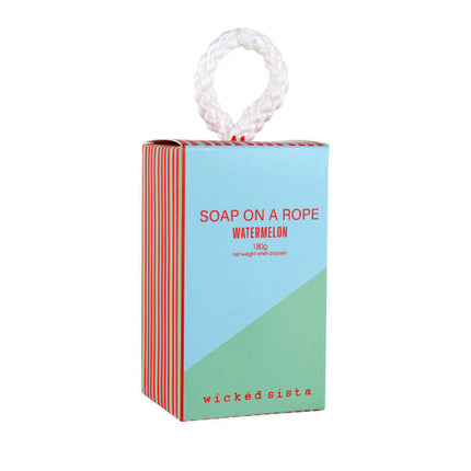 Wicked Sista Watermelon Colour Block Soap On A Rope 180g