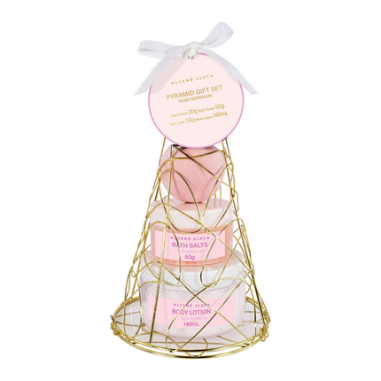 Wicked Sista Pyramid Gift Set with Rose Geranium Hand Cream and Lip Balm 62G