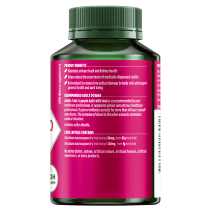 No High Strength Cranberry 50,000MG Caps 90 - OhYouLuckyDuck.com.au