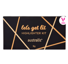 Australis Let's Get Lit Highlighter Kit Hangover Cure - OhYouLuckyDuck.com.au