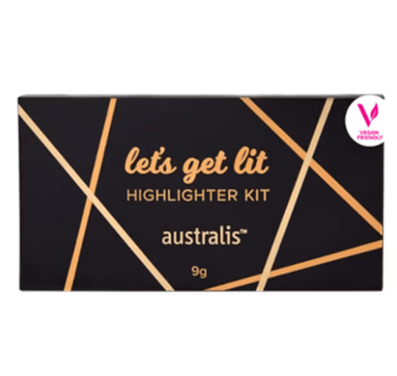 Australis Let's Get Lit Highlighter Kit Hangover Cure - OhYouLuckyDuck.com.au