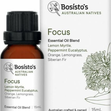 Bosistos Native Focus Oil 15ML - OhYouLuckyDuck.com.au