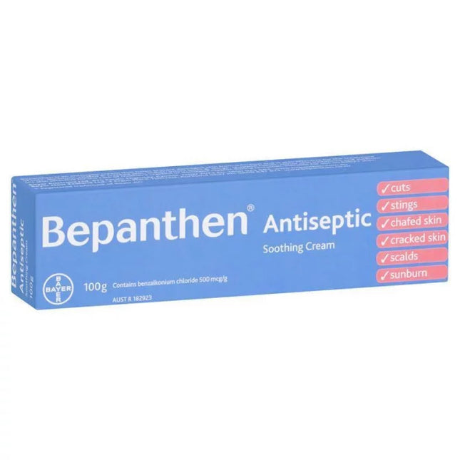 Bepanthen Antiseptic Soothing Cream 100g - OhYouLuckyDuck.com.au