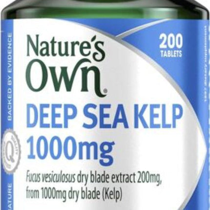 Nature's Own Kelp 1000Mg Tabs 200 - OhYouLuckyDuck.com.au
