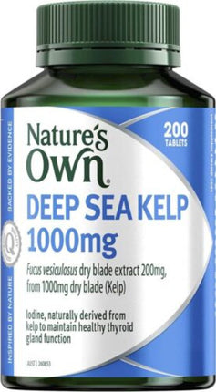 Nature's Own Kelp 1000Mg Tabs 200 - OhYouLuckyDuck.com.au