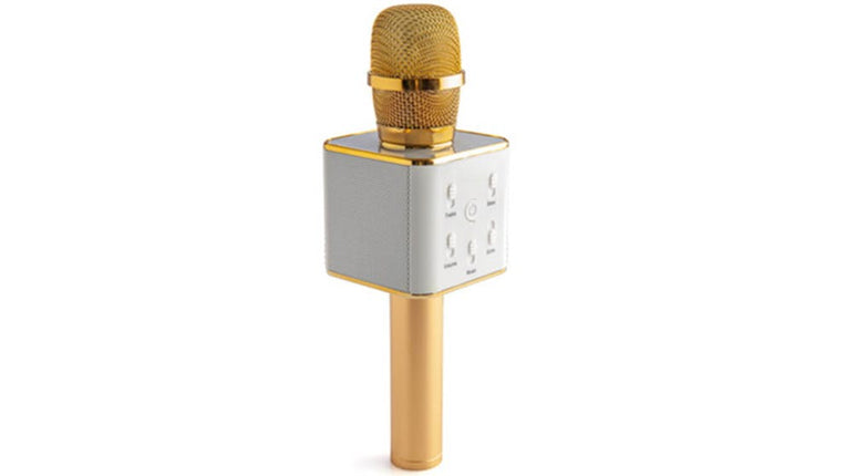 LatestBuy Gold Wireless Karaoke Microphone