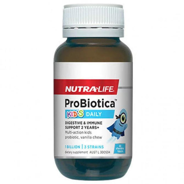 Nutralife Probiotica Kids Daily Chew Tabs 60 - OhYouLuckyDuck.com.au