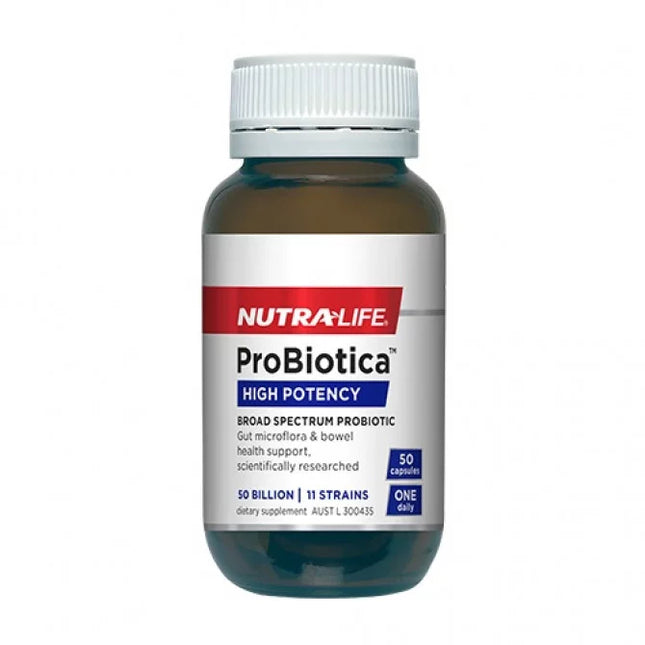 Nutra Life Probiotica High Potency 50 Capsules - OhYouLuckyDuck.com.au