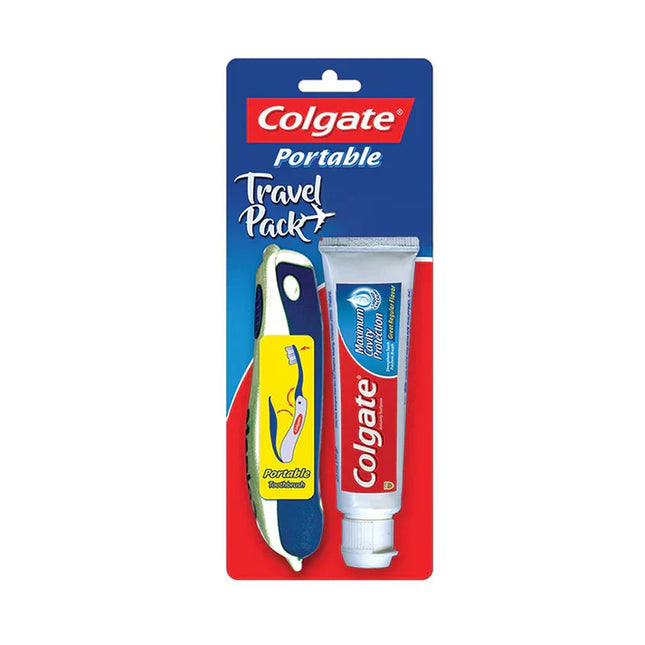 Colgate Portable Toothbrush With Toothpaste Set