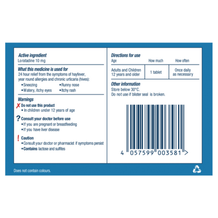 Claratyne Rapid 60 Tablets - OhYouLuckyDuck.com.au