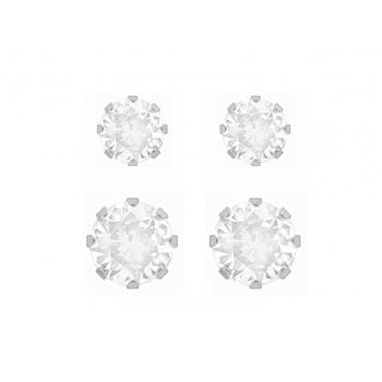 Adnohr Sensation Cz 5Mm 6MM Set Rh 5711