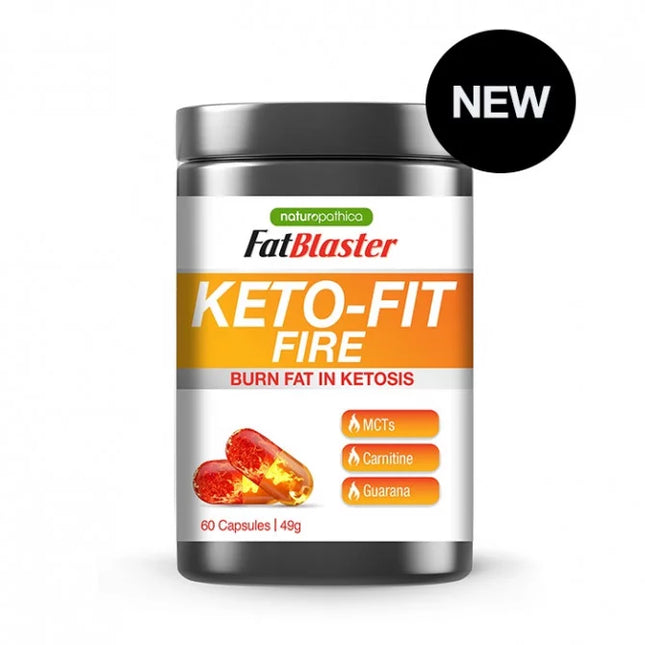 Naturopathica FatBlaster Keto-Fit Fire 60 Capsules - OhYouLuckyDuck.com.au