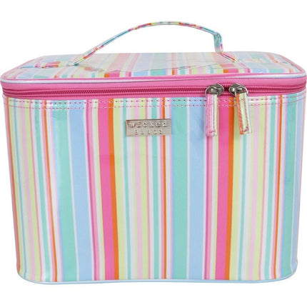 Wicked Sista Candy Stripe Large Beauty Case