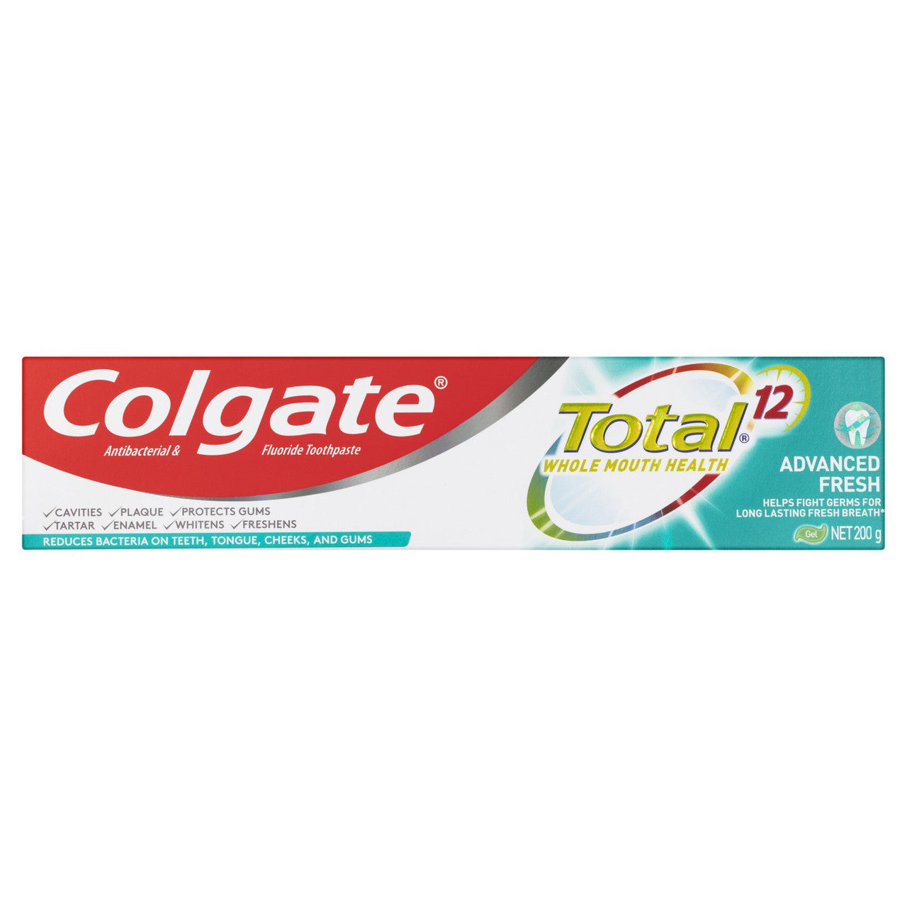 Colgate Advanced Fresh Colgate Toothpaste Total Advanced Fresh 200G – Oh You Lucky Duck