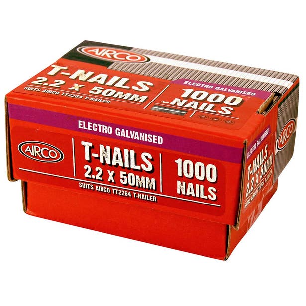 Airco T-Nails - 50 x 2.2mm NT22501