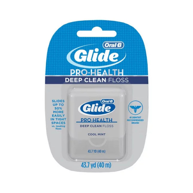 Oral B Glide Pro Health Deep Clean Mint Floss 40m - OhYouLuckyDuck.com.au