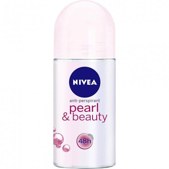 Nivea Women Anti-Perspirant Aerosol Roll On Pearl & Beauty 50ML - OhYouLuckyDuck.com.au