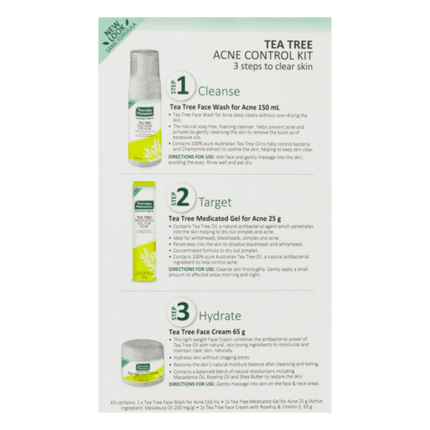 Thursday Plantation Tea Tree Clear Skin and Acne Control Pack - OhYouLuckyDuck.com.au