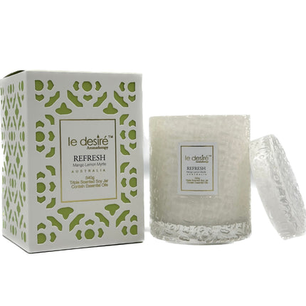 Refresh Mango Lemon Myrtle Aromatherapy Soy Candle