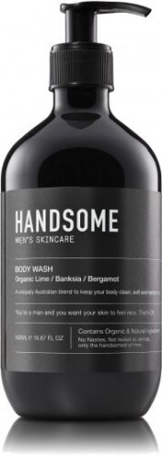 Handsome Mens Body Wash Lime/Banksia/Bergamot 500Ml - OhYouLuckyDuck.com.au
