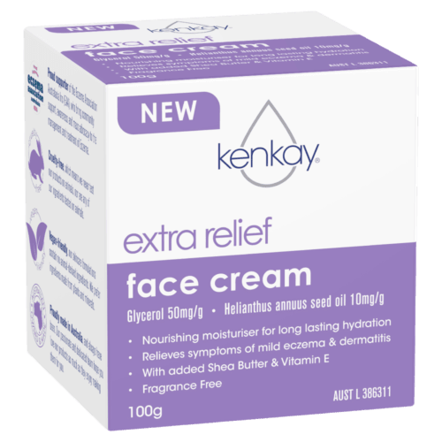 Kenkay Extra Relief Face Cream 100g - OhYouLuckyDuck.com.au