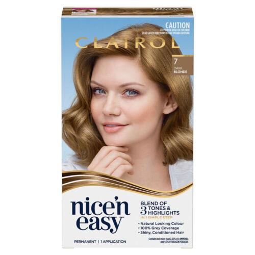 Clairol Nice N Easy 7 Dark Blonde Permanent Hair Colour - OhYouLuckyDuck.com.au