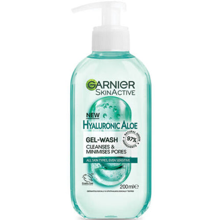 Garnier Skin Active Hyaluronic Aloe Gel Cleanser 200ml - OhYouLuckyDuck.com.au