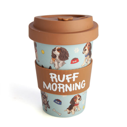 Eco To Go Dogs Bamboo Reusable Travel Coffee Cup 470ml