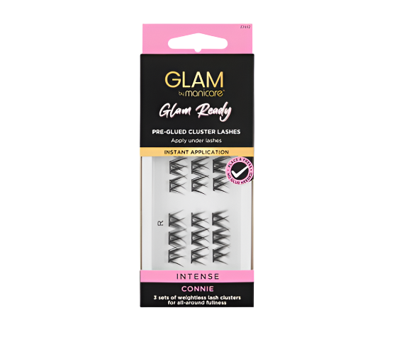 Glam Pre Glued Cluster Lash Connie