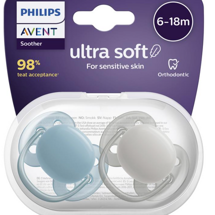Avent Soother Ultra Soft 6-18M