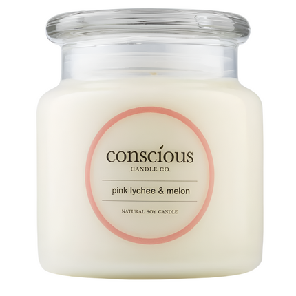 Conscious Candles Pink Lychee & Melon 510G
