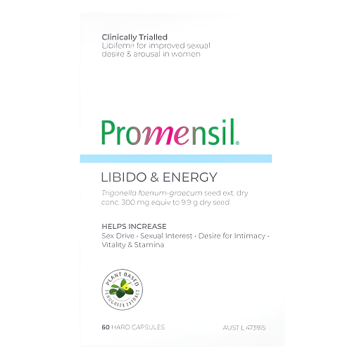 Promensil Libido & Energy 60 Plant-Based Hard Capsules